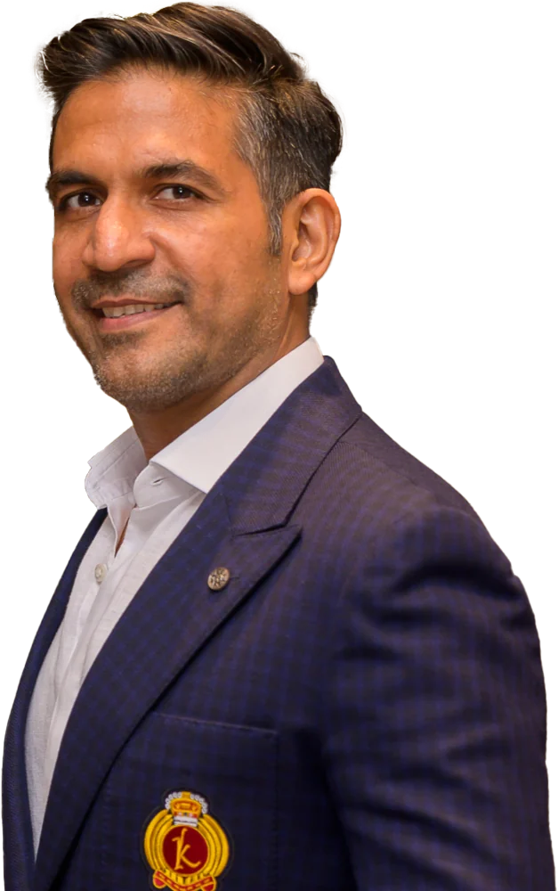 Portrait of Kenny Rawtani, Founder and Chairman of Kenny's Group